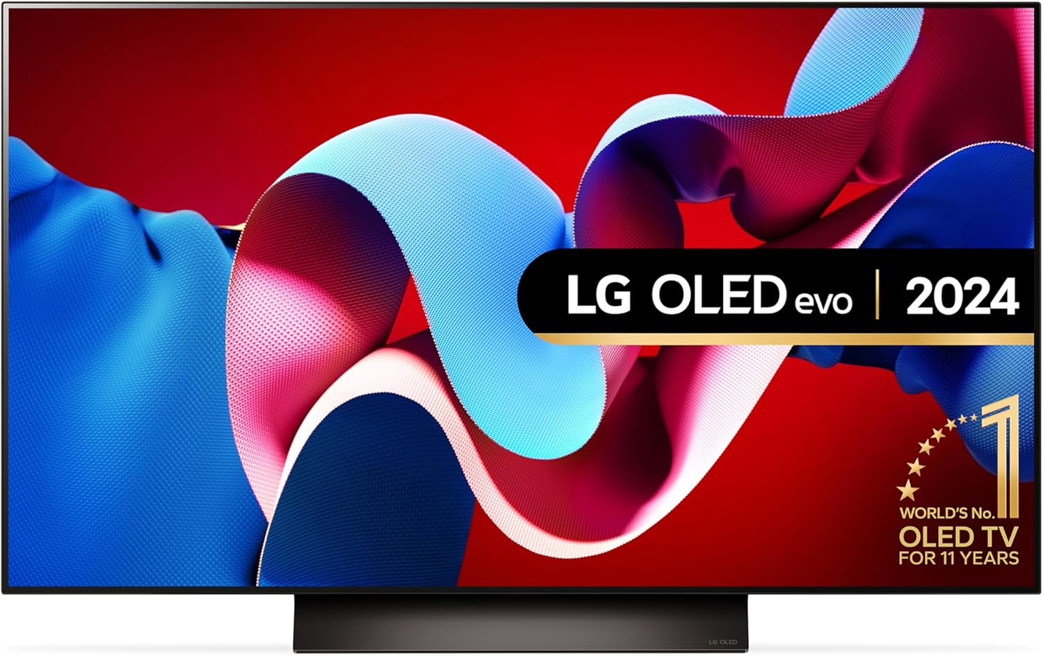 LG evo OLED48C44LA 48-Inch 4K UHD Smart TV, (α9 AI Processor Gen7, Dolby Atmos, Freeview Play and Amazon Alexa, 120Hz), Umber Brown [Model 2024]