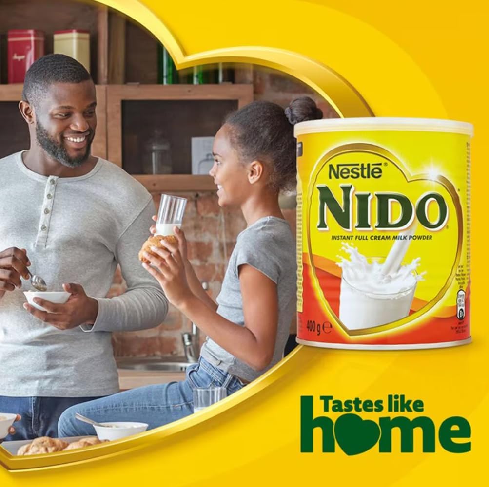 Nido Milk Powder Full Fat Whole Tea Coffee Whitener Dairy Drink Baking Cooking 400g Pack of 1 with Welari Thank You Card | (1pack)-4