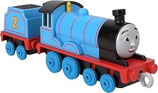 Thomas & Friends Diecast Toy Train Edward Push-Along Engine with Tender for Preschool Pretend Play Ages 3+ Years, HTN29