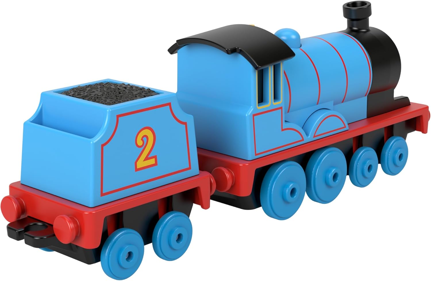 Thomas & Friends Diecast Toy Train Edward Push-Along Engine with Tender for Preschool Pretend Play Ages 3+ Years, HTN29-3