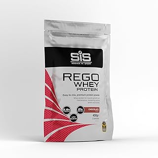 Science in Sport REGO Whey Protein Powder | Muscle Building & Recovery with BCAA Amino Acids | Chocolate Flavour, 460 Grams, 10 Servings