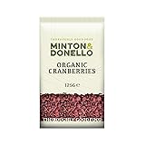 Minton & Donello - Organic Cranberries, Sweetened, Perfect for Baking & Snacks, 6 x 125g