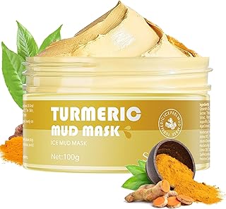 Turmeric Clay Mask-Organic Face Masks Skincare With Vitamin C Helps To Reduce Acne And Dark Spots,Anti-Aging,Firms Skin,Blackhead Remover,Even Out Skin Tone-Turmeric Clay Face Mask (100g)