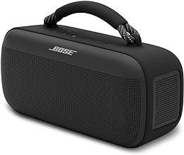 Bose NEW SoundLink Max Portable Speaker, Large Waterproof Bluetooth Speaker, Up to 20 Hours of Battery Life, USB-C, Built-In 3.5mm AUX Input, Black