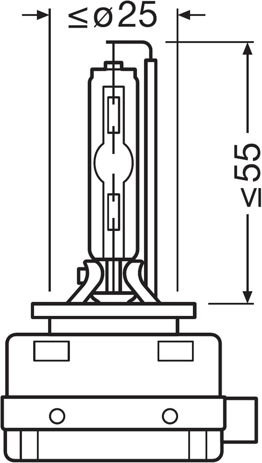 OSRAM XENARC NIGHT BREAKER 220, D1S, +220% more brightness, xenon headlight lamp, 66140XN2, Folding Box (1 lamp)-3