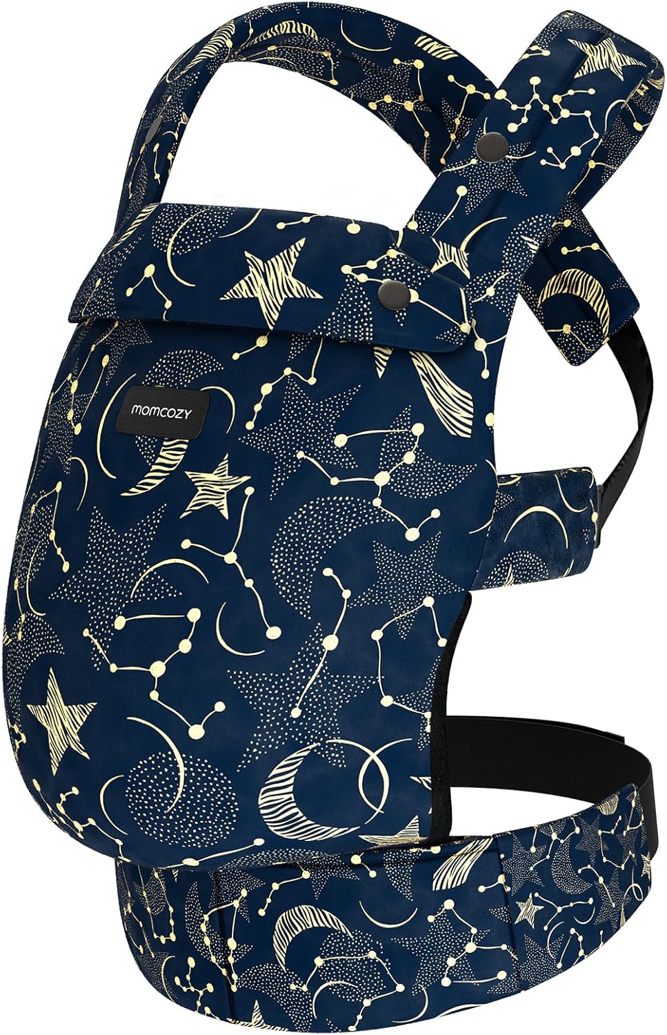 Momcozy Baby Carrier Newborn to Toddler - Ergonomic, Cozy and Lightweight Infant Carrier for 7-44lbs, All Day Comfort for Hands-Free Parenting, Enhanced Lumbar Support, Starry Sky-7