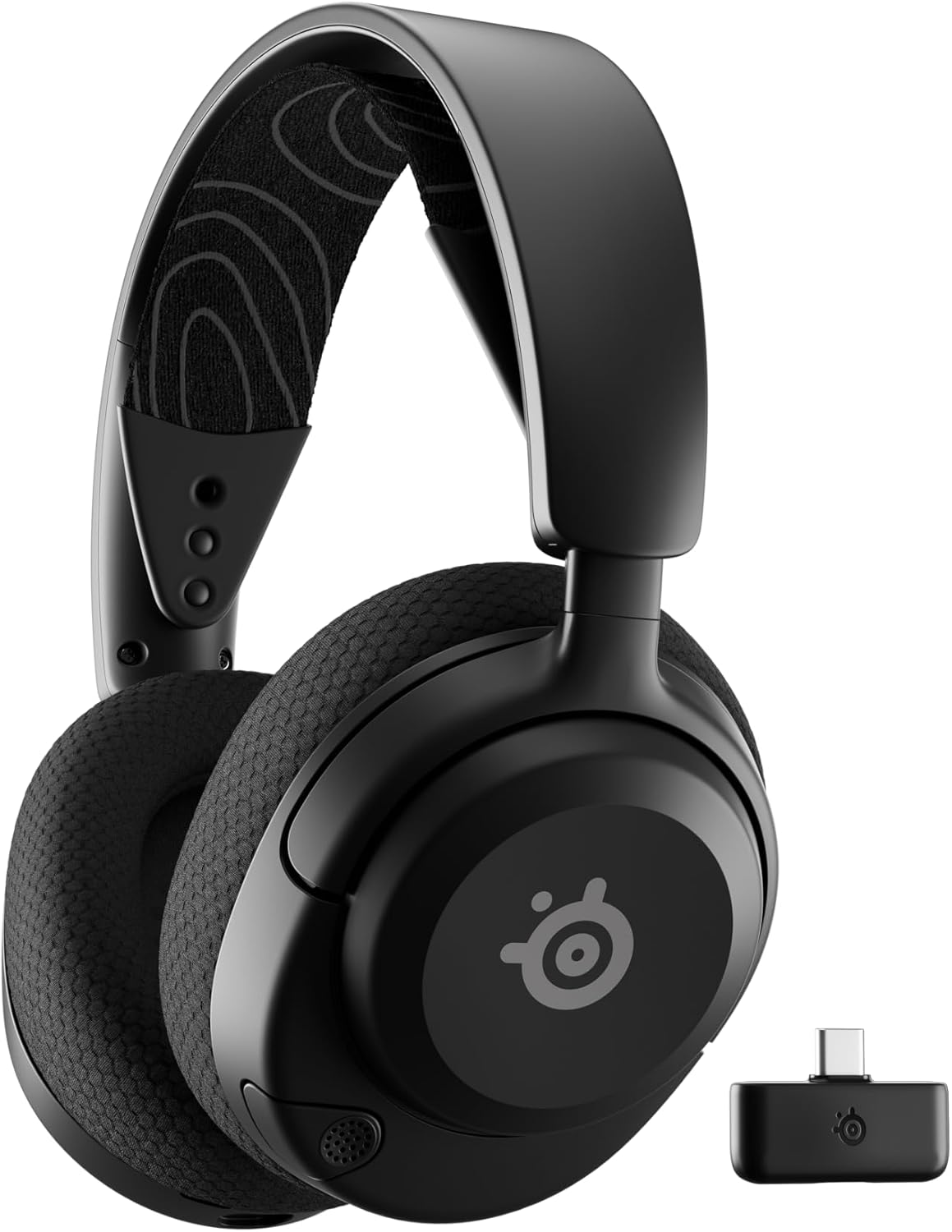 SteelSeries Arctis Nova 5 Wireless Multi-System Gaming Headset - Neodymium Magnetic Drivers - 100+ Audio Presets via App - 60H Battery - 2.4GHz or BT - ClearCast Gen2.X Mic - PC, PS4/5, Switch, Mobile-12