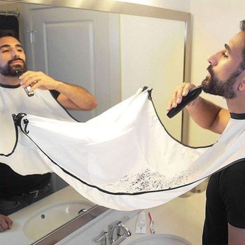 315 Supplies Shaving bib for Men | Beard Apron Bib [Beard Accessories for Men]- Beard Catcher for Shaving & Trimming Mustache Hair Beard Trimmer Catcher-2