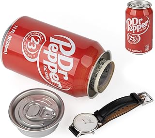 Secret Safe Diversion Drinks Cans-Fake Can,Keep Your Valuables Safe,11 fl oz/ 330 ml, Red