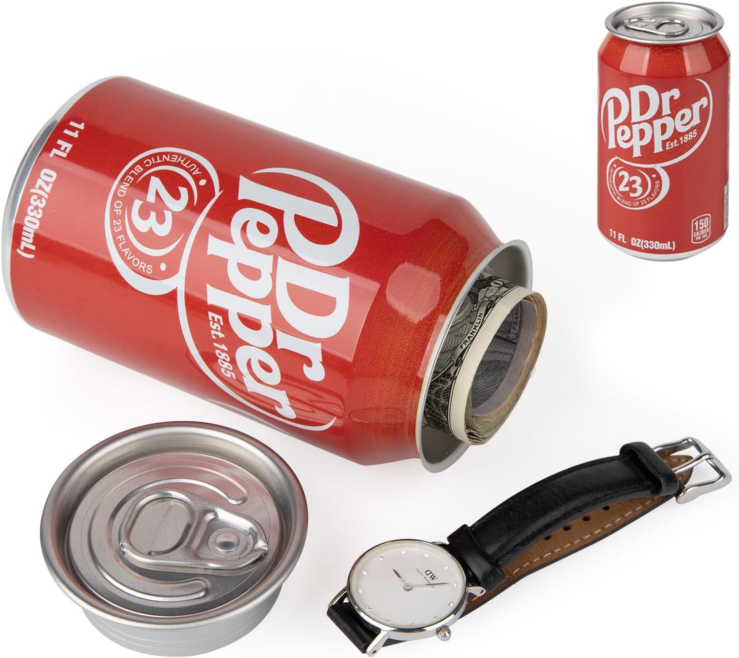 Secret Safe Diversion Drinks Cans-Fake Can,Keep Your Valuables Safe,11 fl oz/ 330 ml, Red-0