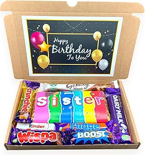 SISTER Chocolate Hamper - Birthday Gift for Sister - Happy Birthday Sister - Gift for Her - Present for Sister - Letterbox Gift Hamper