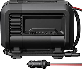 NOCO AIR15 UltraFast 15A Tyre Inflator, 12V Portable Air Compressor and Air Pump, Rated at 80 PSI, Inflates Tyres from 0-40 PSI in 2.9 Minutes with a Digital Gauge, Smart Pressure, and Auto-Shutoff