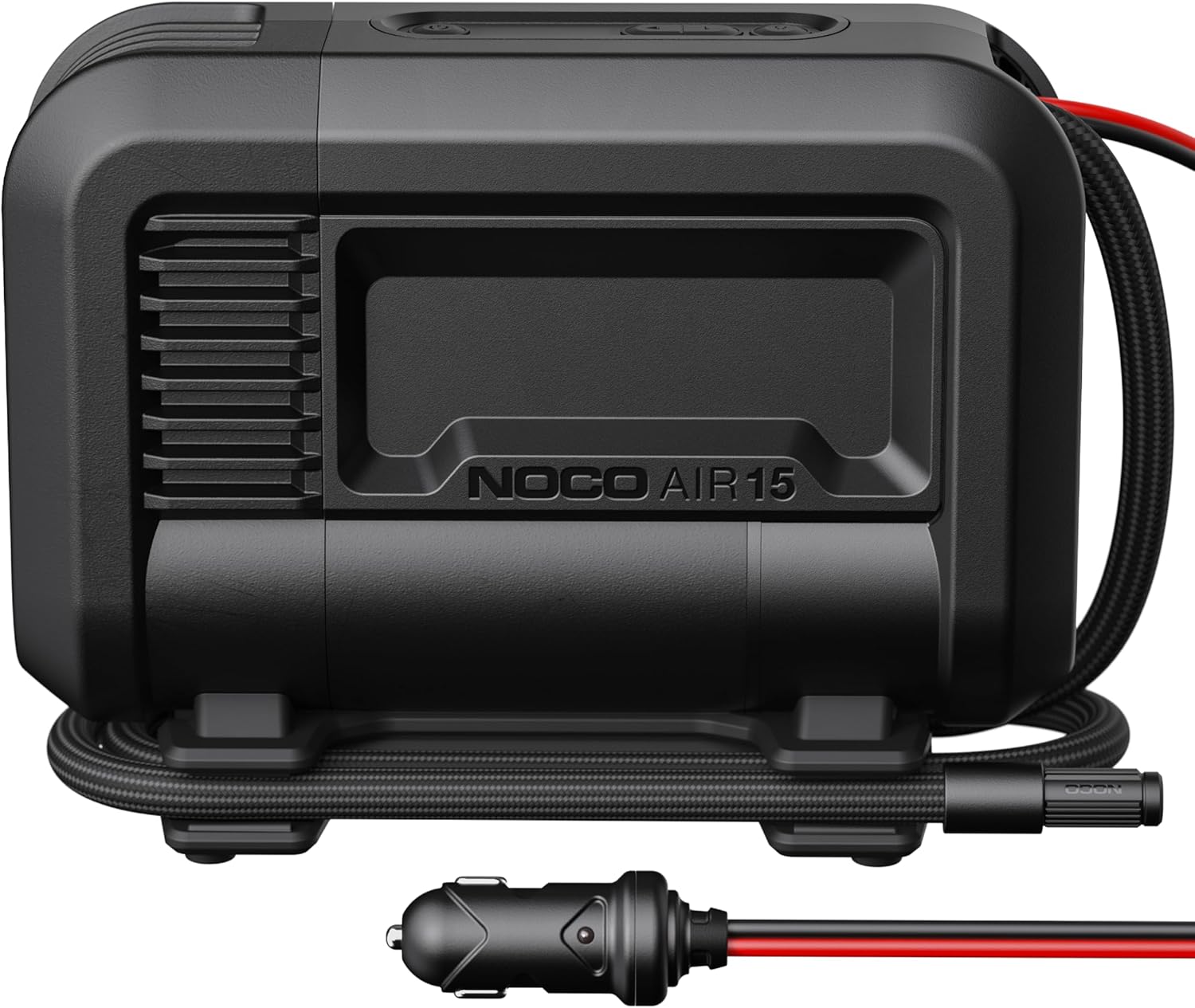 NOCO AIR15 UltraFast 15A Tyre Inflator, 12V Portable Air Compressor and Air Pump, Rated at 80 PSI, Inflates Tyres from 0-40 PSI in 2.9 Minutes with a Digital Gauge, Smart Pressure, and Auto-Shutoff-0