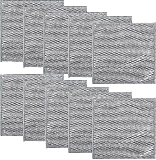 CYZBL 10pcs Multipurpose Wire Dishwashing Rags for Wet and Dry, 20x20cm Steel Wire Dish Towel, Non-Scratch Wire Dishcloth for Kitchen, Reusable Kitchen Cleaning Wire Dish Towels for Home