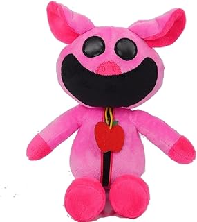 TOOOY Pink Pig Plushie Smiling CrittersPlush Toy, 12 Inches Soft Animals, Kissy Missy Plush, Cartoon Play Toys Dolls - Perfect for Kids' Birthday Gifts