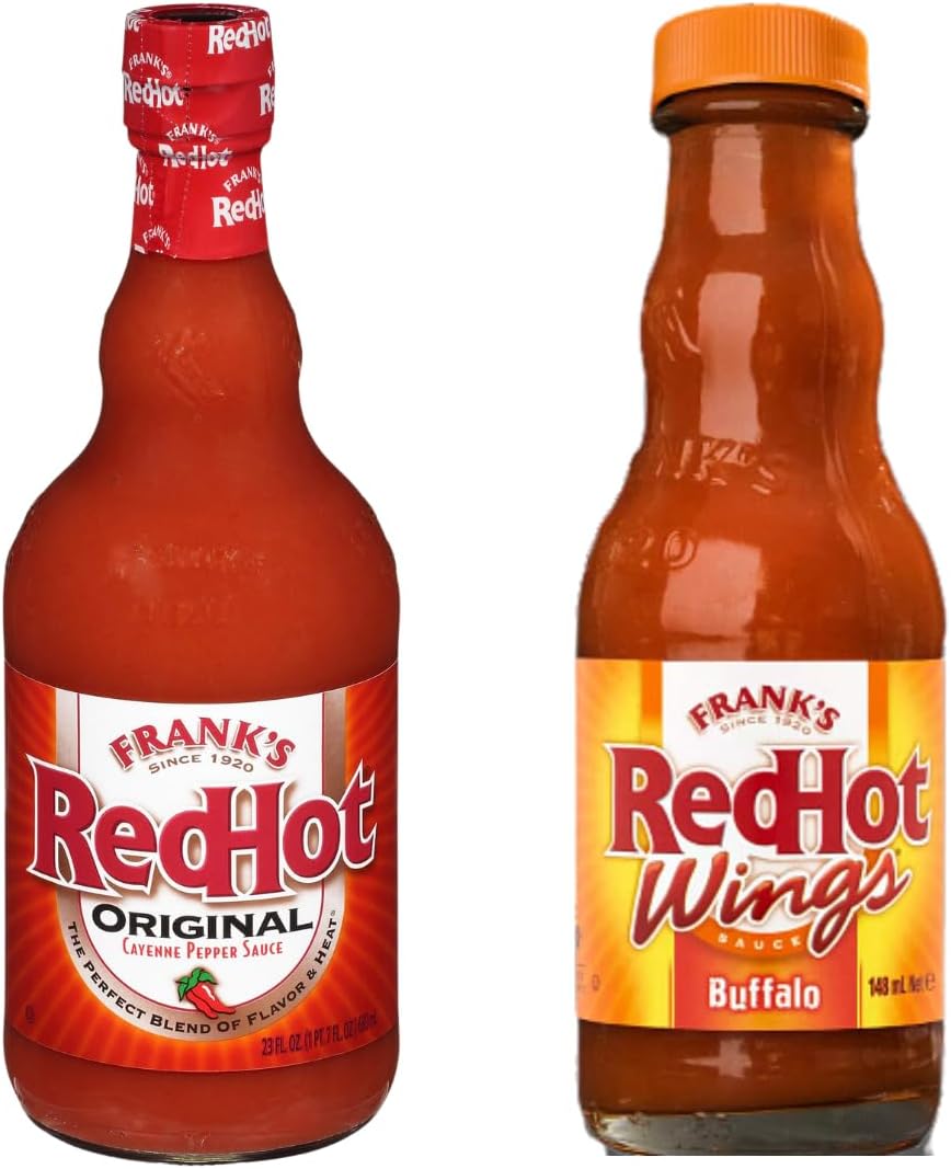 Hot Sauce Bundle With Franks Red Hot Original 148ml & Franks Red Hot Wings Buffalo 148ml (2 Pack)-0