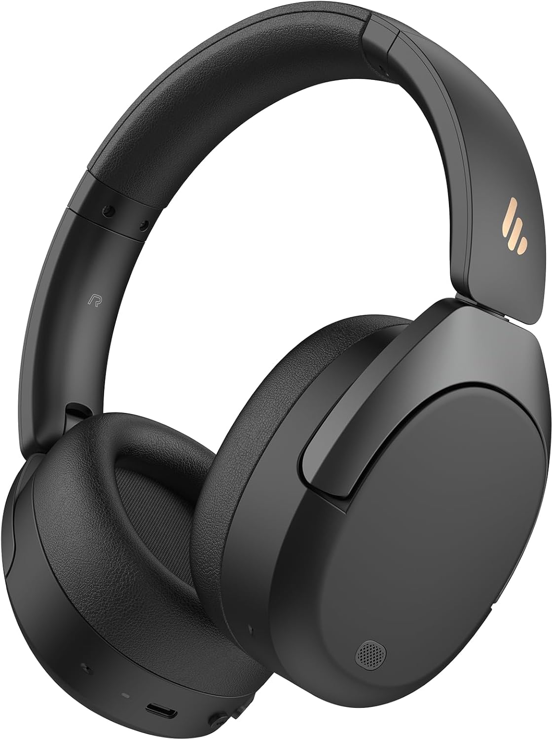 Edifier W830NB Wireless Over Ear Headphones with -45 dB ANC, 94 Hours Battery, LDAC Hi-Res Sound, Spatial Audio, Quick Charge, Bluetooth V5.4 - Black-0