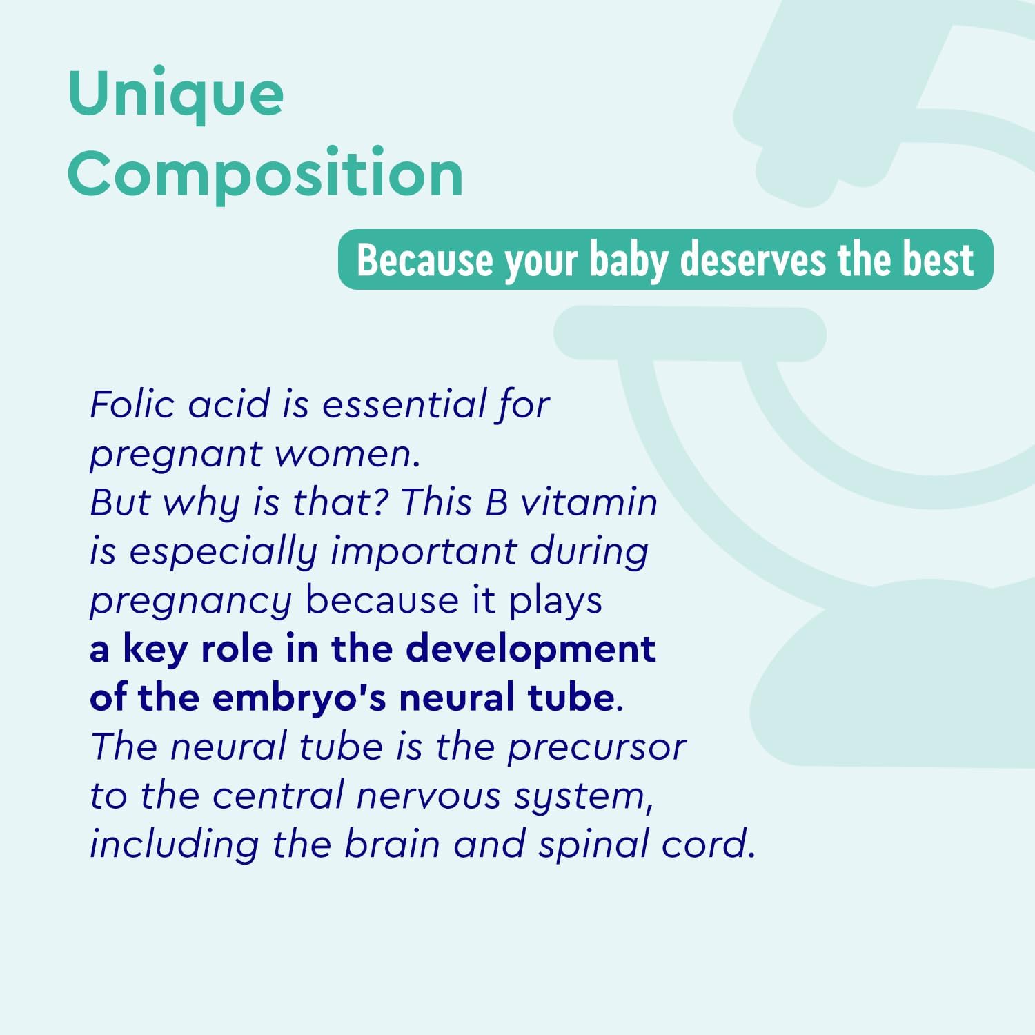 Folic Acid Tablets - 400µg Pure Vitamin B9 - Developed for The 1st Trimester (3 Months) of Pregnancy - Supplements for Women - 100% Vegan, Laboratory Tested & Additive-Free - Made in Germany-3