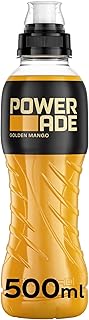 Powerade Golden Mango Flavored Sports Drink 500ml Bottles (12 Bottles x 500ml)