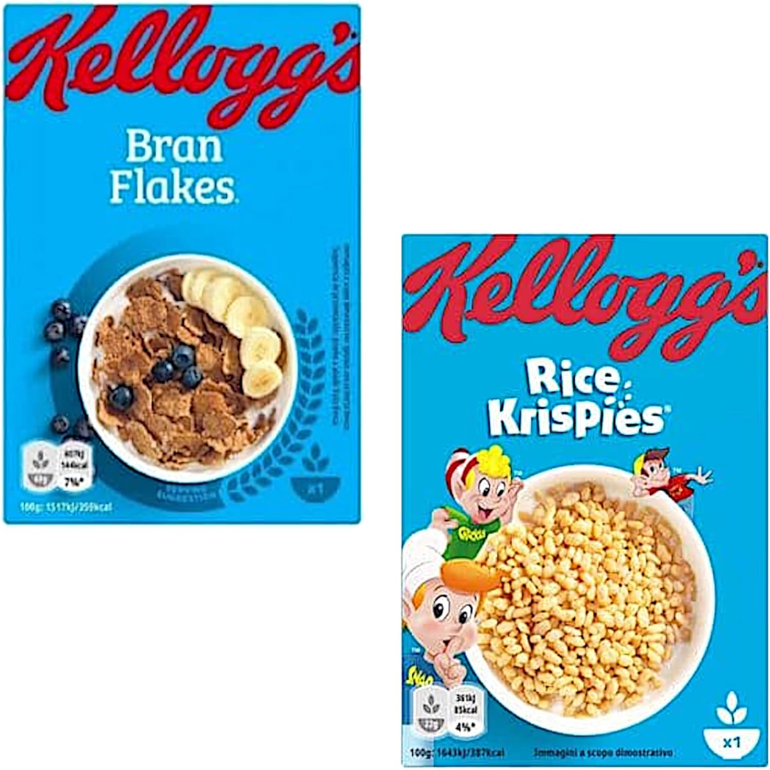 Breakfast Cereal Mini Box Variety Pack - with 8 Single Serve Portion of Classic Kelloggs Breakfast Favourites (226g Total)-2