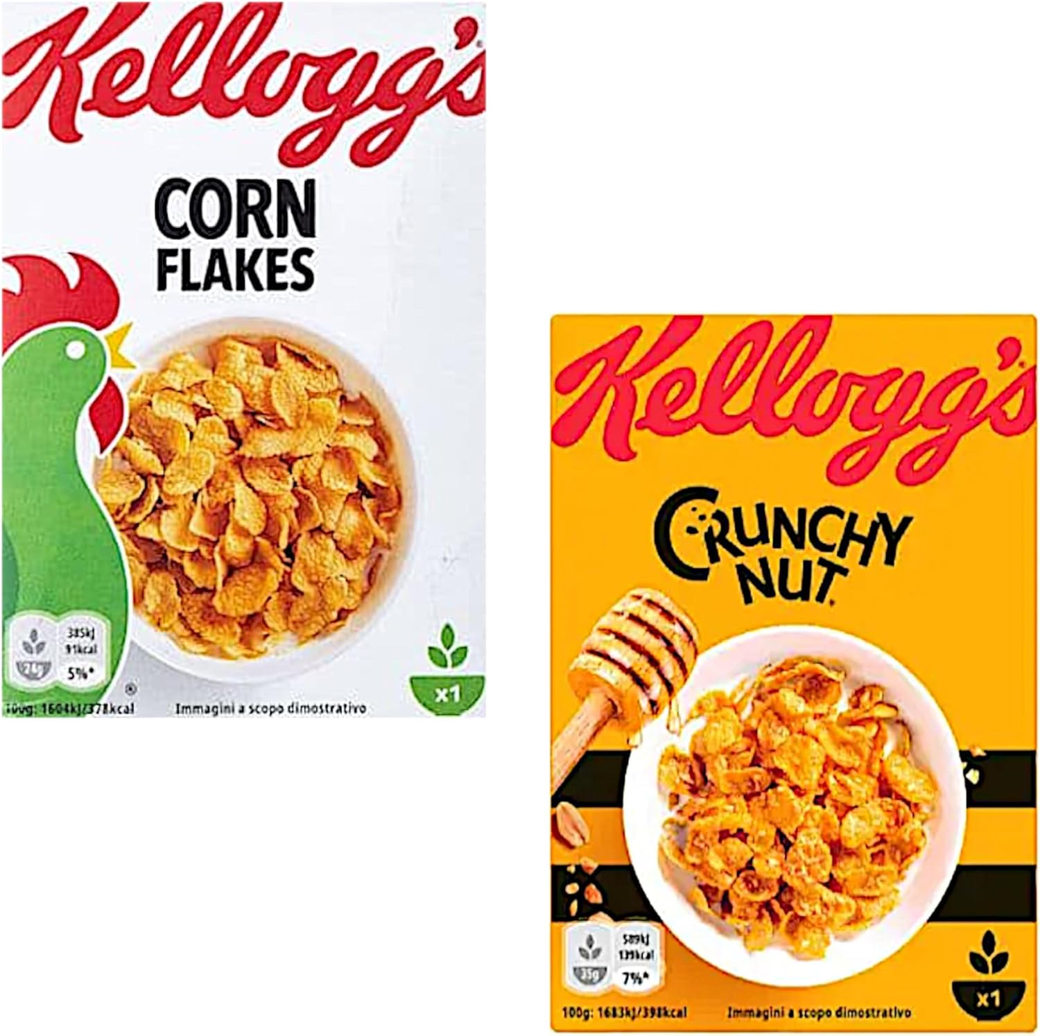 Breakfast Cereal Mini Box Variety Pack - with 8 Single Serve Portion of Classic Kelloggs Breakfast Favourites (226g Total)-3