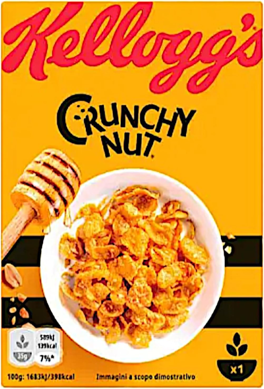 Single Portion Breakfast Cereal Variety Bundle 4 Classic Flavours 8 Mini Boxes - with Kelloggs Cornflakes Coco Pops Crunchy Nut Cornflakes Rice Krispies - Convenient Cereals Breakfast Pack 236g Total-4