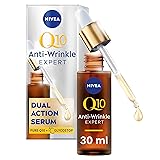 NIVEA Q10 Anti-Wrinkle Expert Dual Action Serum ​(30ml), Anti Ageing Face Serum for Women with Pure Q10, Visibly Reduces and Prevents Wrinkles