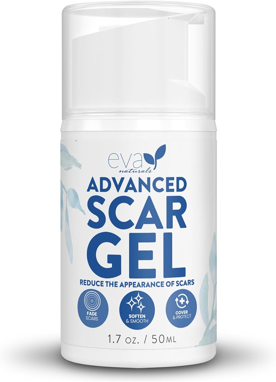 Eva Naturals Advanced Scar Gel for Surgical Scars, Reduces The Appearance of Old & New Keloid, C-Section, Acne Scars, Retinol & Allantoin, Scar Treatment for Surgical Scars & Keloid Scar Treatment-0