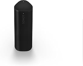 Sonos Roam 2 | Lightweight Portable Waterpoof Speaker with Bluetooth, WiFi, 10 hour battery life and Voice Control for Home and Outdoor Use - Black