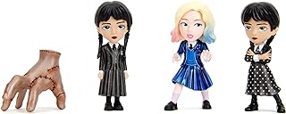 JADA - WEDNESDAY 4 Pack of Diecast 2.5in Figures – Collectable Play Figures for Kids & Adults – Gift Idea – Official Merchandise