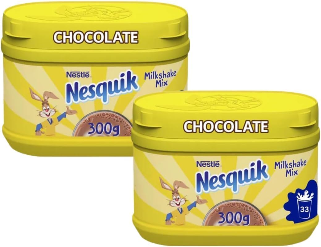 Milkshake Mix Bundle With Nestle Nesquik Chocolate Milkshake Mix 300g (2 Pack)-0