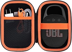 Lebakort Hard Case Compatible with JBL Clip 5 Clip 4 Portable Bluetooth Speaker (Black Case)