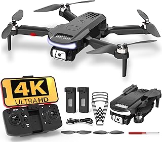 Wipkviey 4K Drone with Camera for Adults, B15 Foldable Professional RC Quadcopter for Beginners with Brushless Motor, 36 Mins Long Flight, 5G WiFi Transmission, Optical Flow