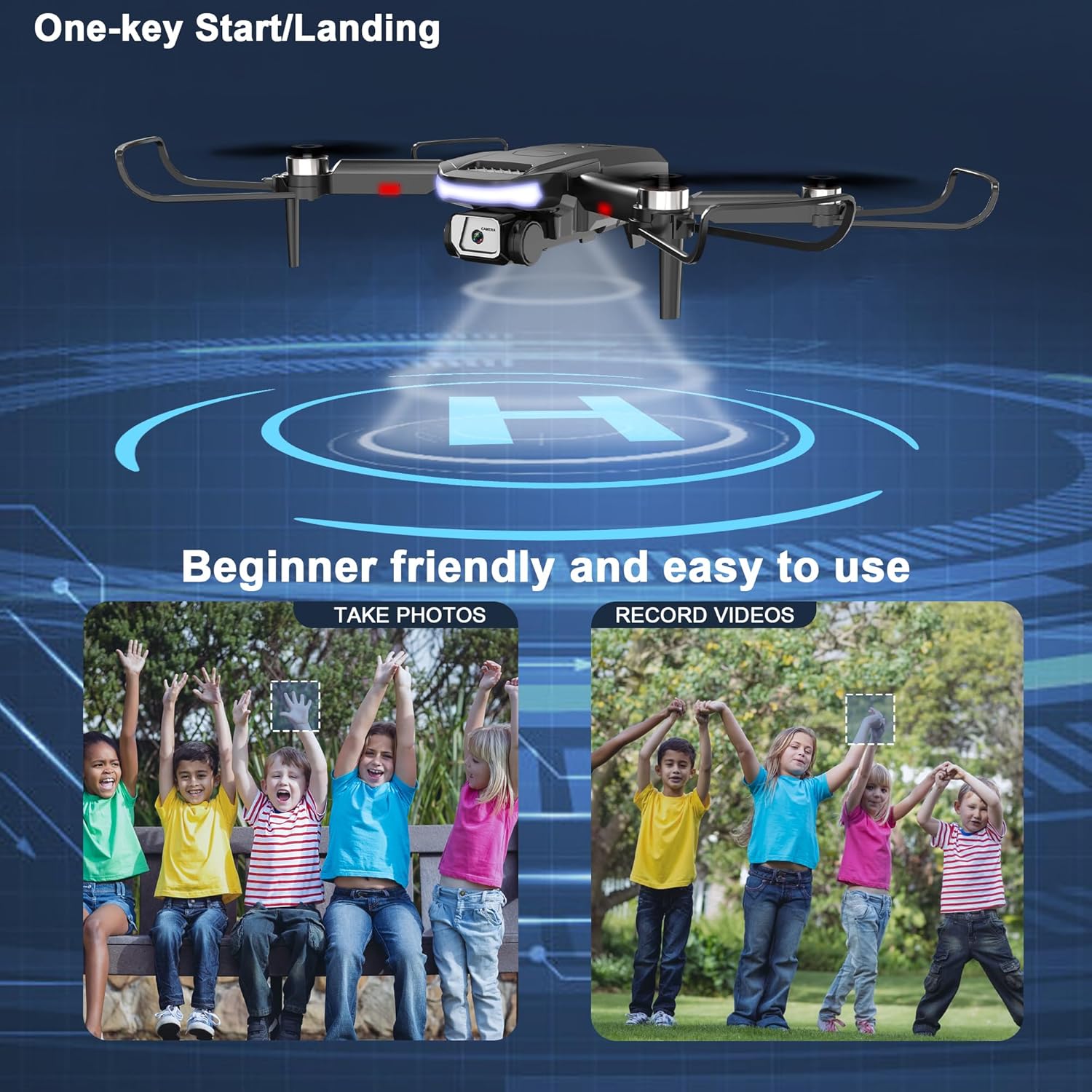 Wipkviey 4K Drone with Camera for Adults, B15 Foldable Professional RC Quadcopter for Beginners with Brushless Motor, 36 Mins Long Flight, 5G WiFi Transmission, Optical Flow-6