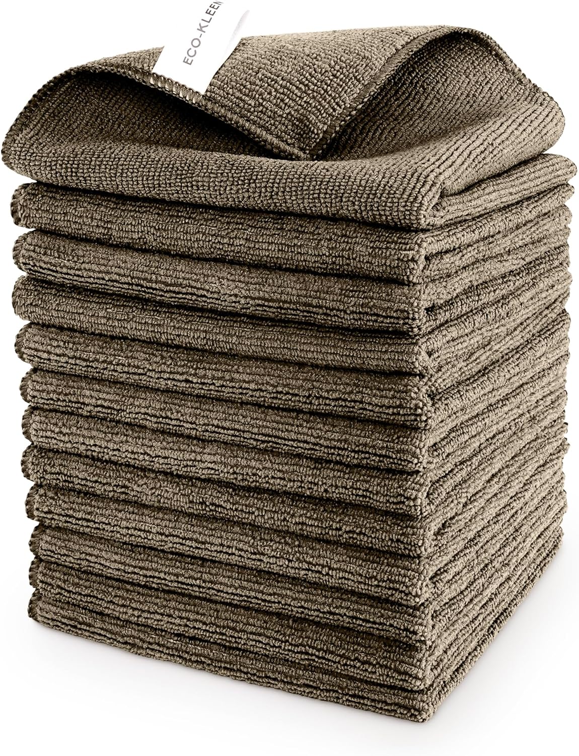 ECO-KLEEN Microfibre Cloth, Pack of 12, Multipurpose, Reusable Cleaning Cloths, Size:30 x 30cm-0