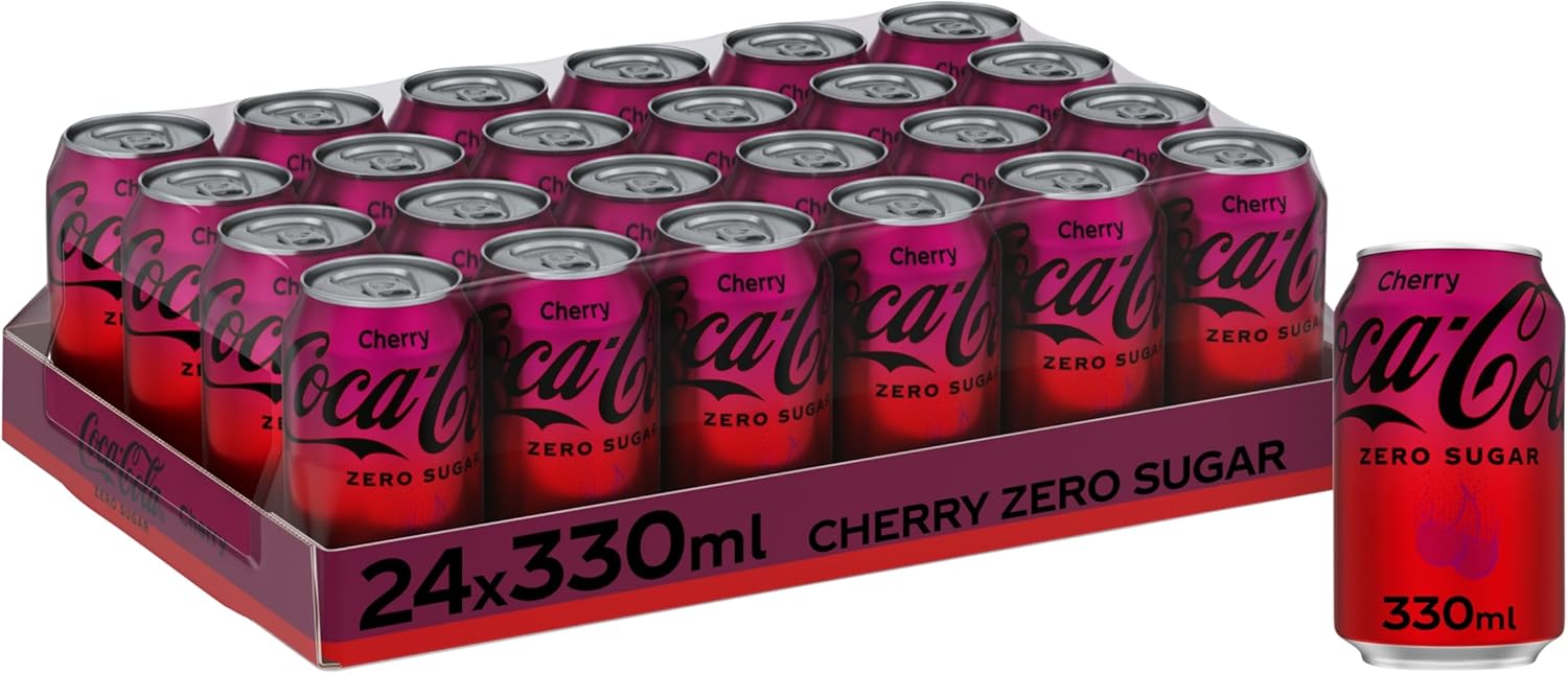 Coca-Cola Zero Sugar Cherry 24 x 330 ml-0