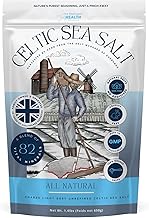 The Intelligent Health - Celtic Sea Salt, Premium Organic, Rich in 82+ Minerals,Unrefined and Hand-Harvested from France, Fine & Coarse Crystals, 100% Kosher, Pure and Natural - 650g