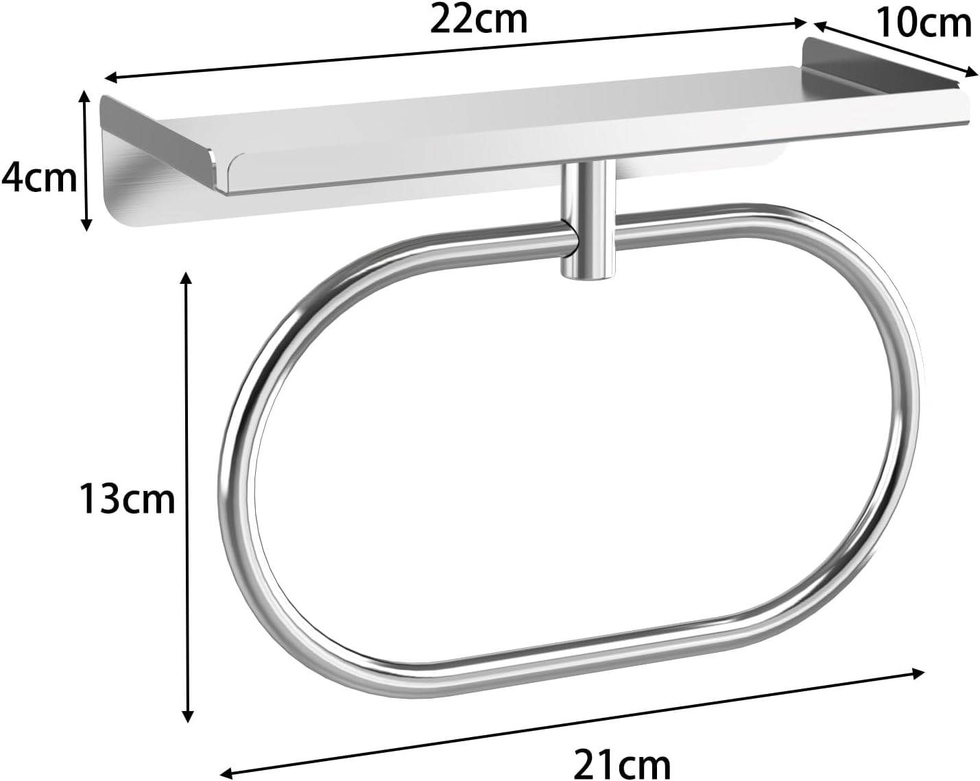 Swaitee Towel Ring Silver-5