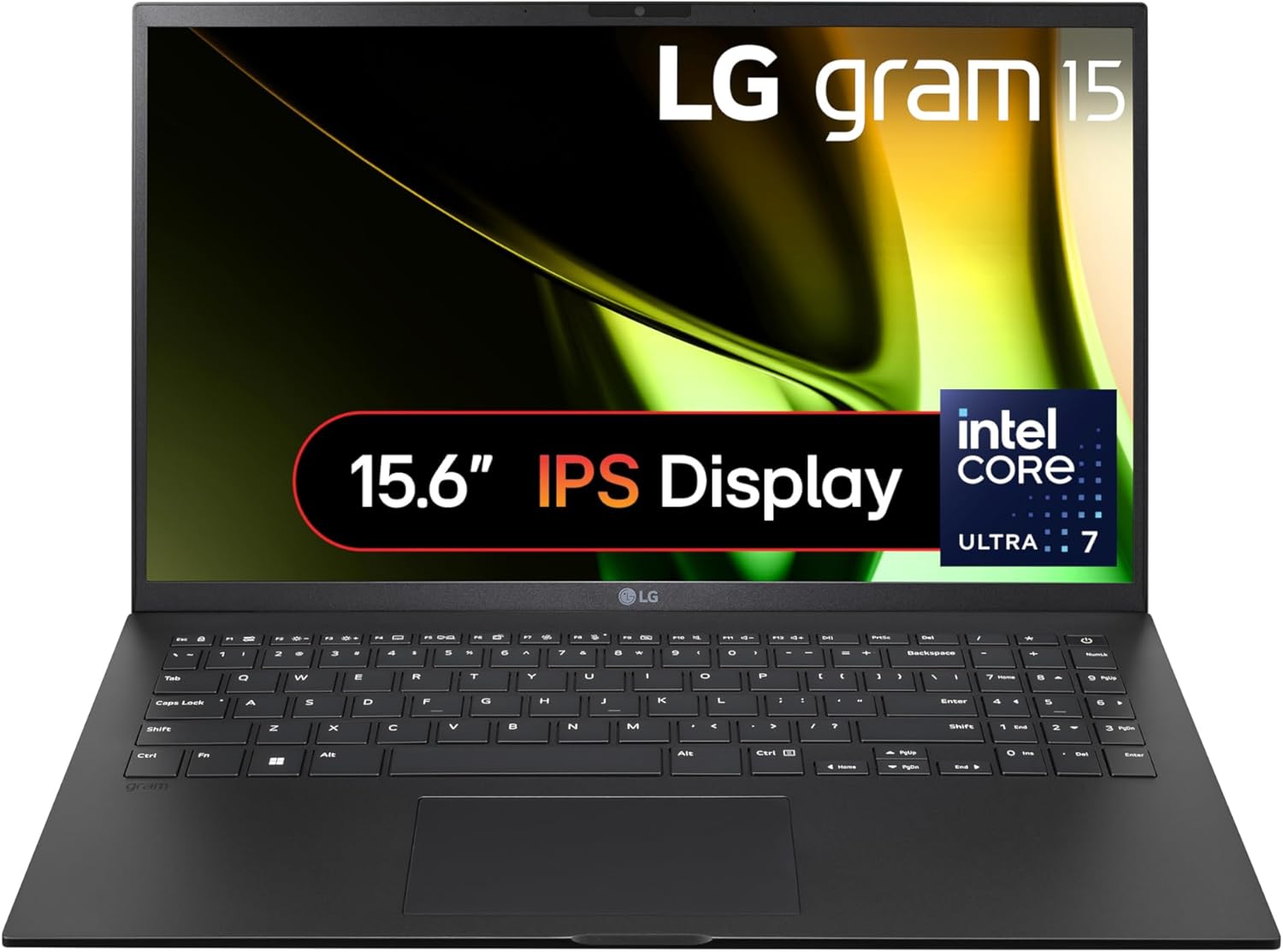 LG gram 2024 15Z90S 15 inch Ultra-Lightweight Laptop, Intel Core Ultra 7 Processor up to 4.8GHz, 16GB RAM, 1TB SSD, Windows 11 Home (Obsidian Black)-0