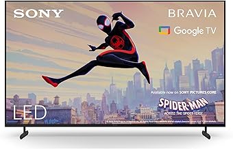 Sony BRAVIA, KD-43X80L, 43 Inches, LED, Smart TV, 4K HDR, Google TV, ECO PACK, BRAVIA CORE, Narrow Bezel Design