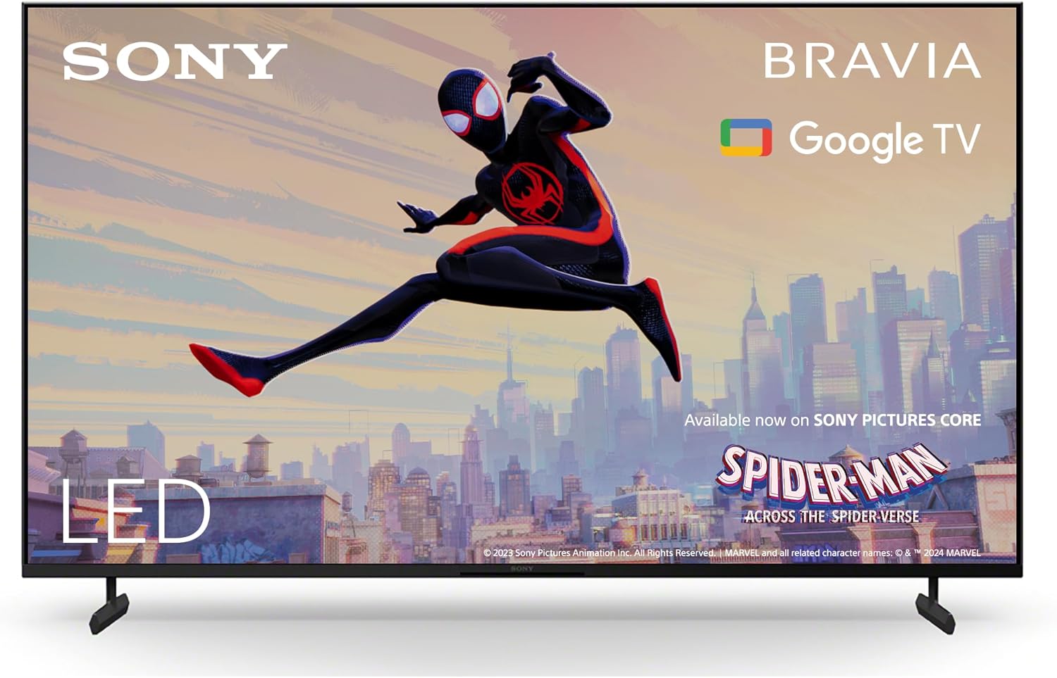 Sony BRAVIA, KD-43X80L, 43 Inches, LED, Smart TV, 4K HDR, Google TV, ECO PACK, BRAVIA CORE, Narrow Bezel Design-0