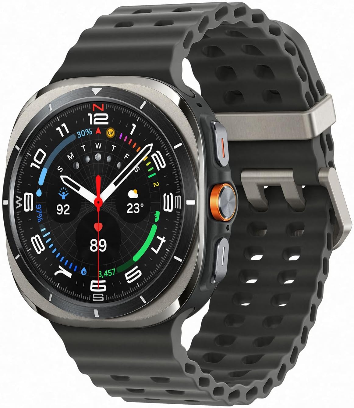 Samsung Galaxy Watch Ultra Dark Grey with Galaxy AI, Smart Watch, Health Monitoring, Fitness Tracker, 47mm, LTE, 3 Year Manufacturer Extended Warranty (UK Version)-0