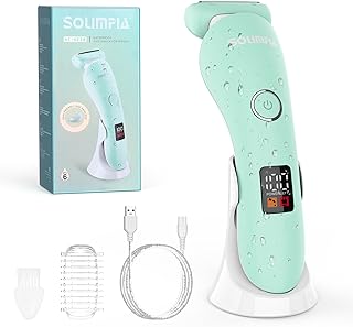 Solimpia Electric Shaver for Women Electric Razor for Arm Leg Armpit Bikini Cordless Portable Painless Electric Shaver IPX6 Waterproof USB Rechargeable Dry Wet