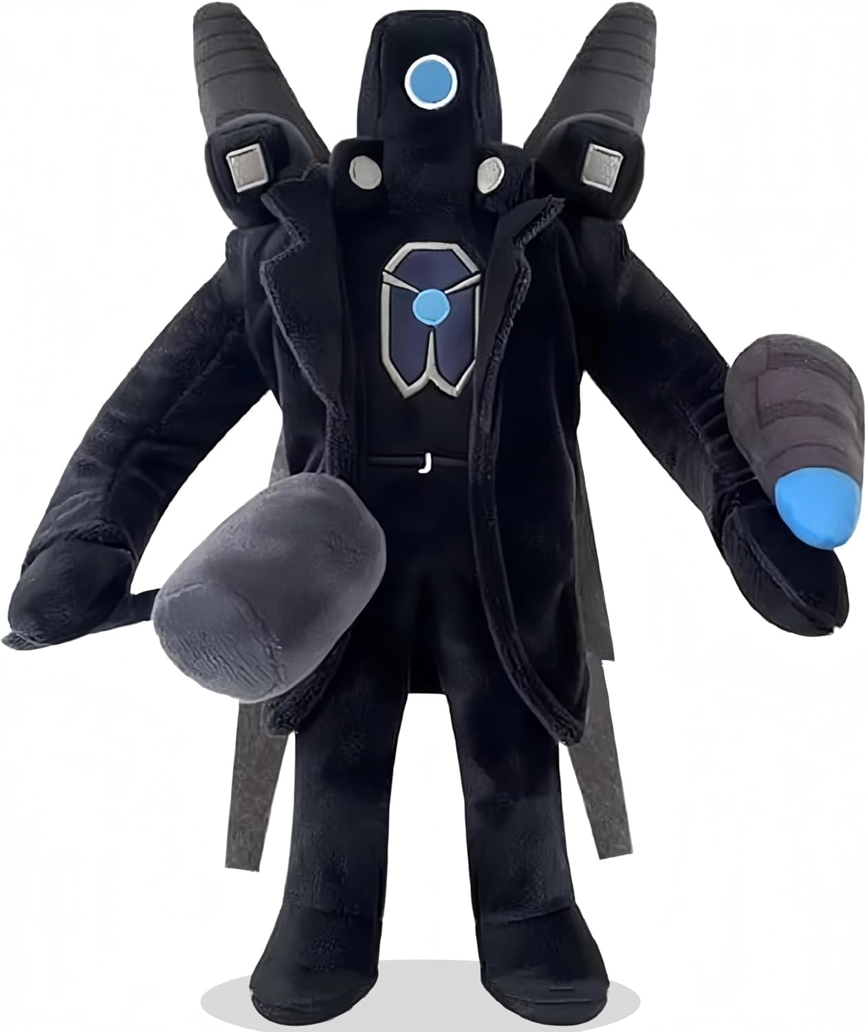 Amanhand Toilet Titan Speaker Man Figure Plush, 25cm Upgrade Titan Speakerman Bosses Plush Doll, Cameraman, Tv Man Plushies Toys Collectible Gifts (Upgrade Titan Cameraman)-0