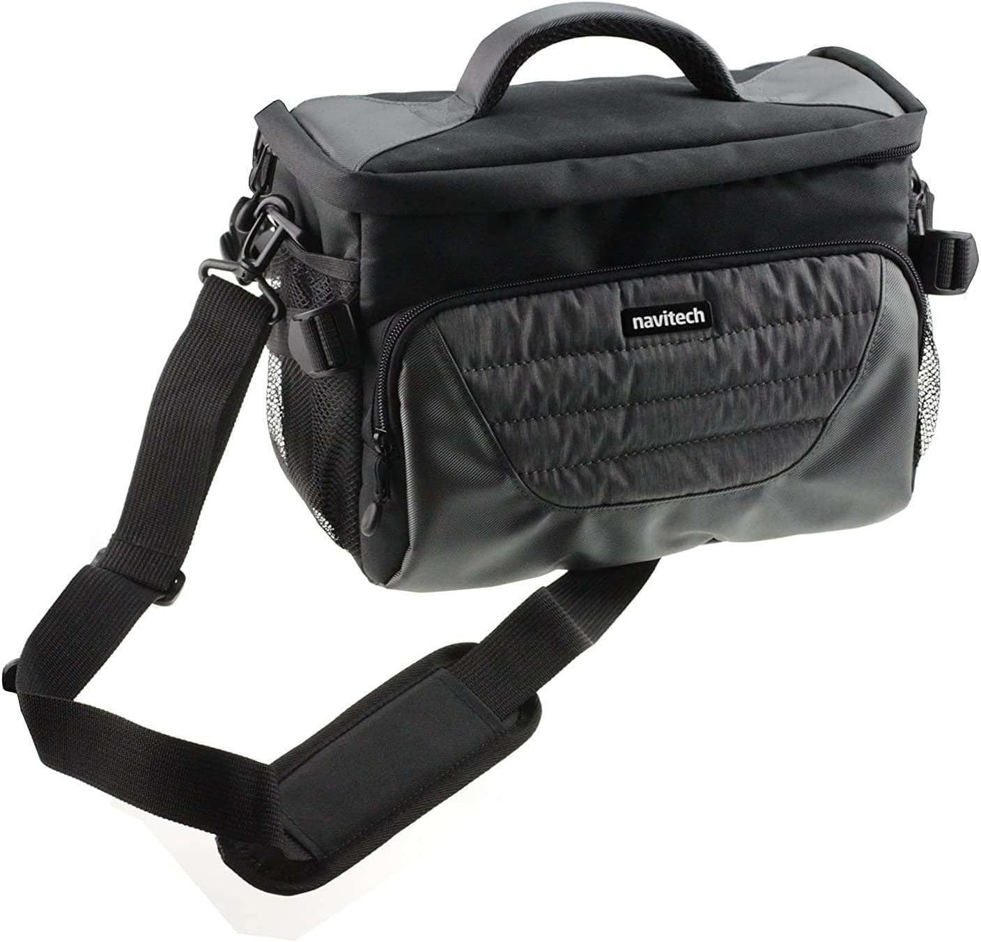 Navitech Grey Shoulder Camera Bag Compatible with Delmodes Camcorder Video Camera 2.7K-2