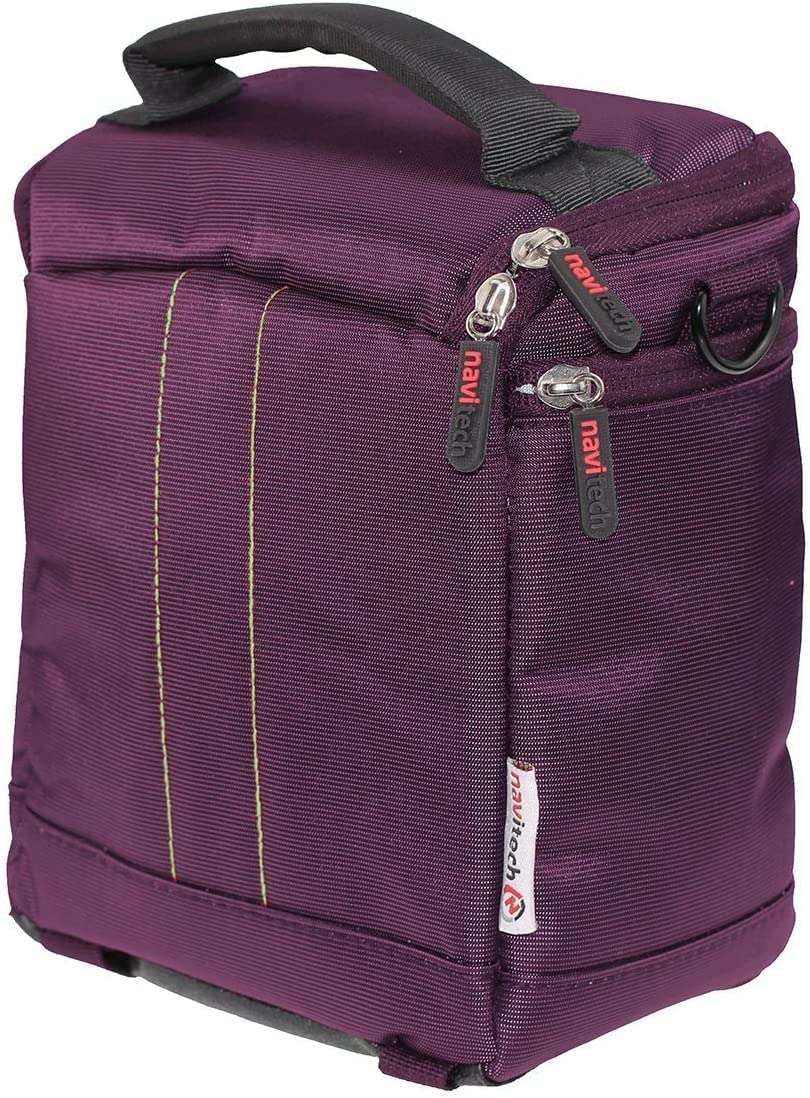 Navitech Purple Camcorder Camera Bag Compatible with Delmodes Camcorder Video Camera 2.7K-0