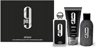 Afnan 9pm gift set - Eau de parfum 100 ml- Shower gel 200 ml - Deodorant 250 ml