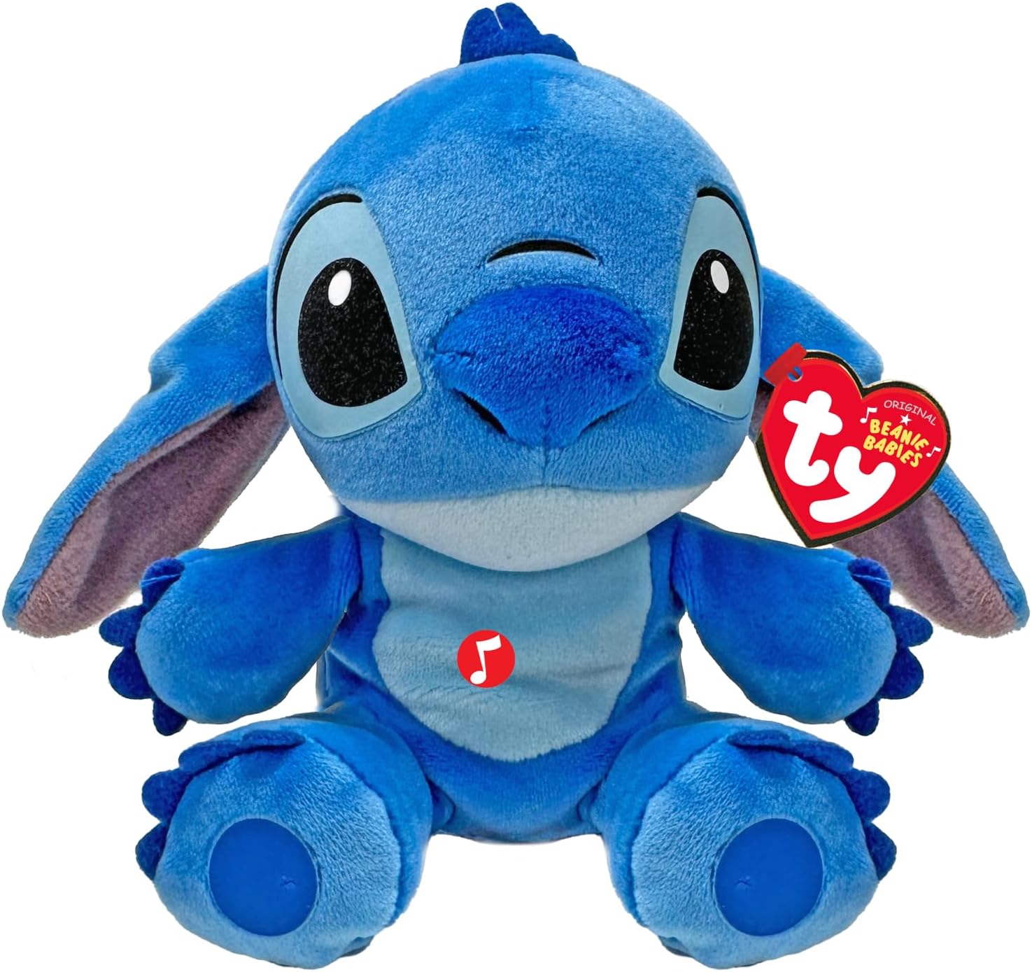 TY Disney Beanies Stitch Plush Toy - Soft Teddy for Kids and Babies - Cuddly Collectible Stuffed Animal-0