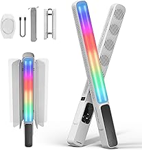 ZHIYUN CINEPEER CF100 100W RGB Light Stick Handheld LED Video Light Wand 2700K-6500K CRI 96+ TLCI 98+ Portable Fill light with 6 Light Effect Continuous Output Lighting Photography Tube Lighting Combo