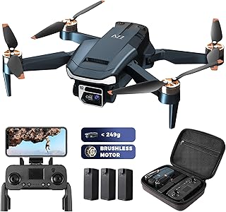 Enduring Brushless Motor Drone with 84 Mins Super Long Flight Time, Drone with 4K HD Camera for Beginners, CHUBORY A77 WiFi Quadcopter, Follow Me, Auto Hover, A77-UK-240508